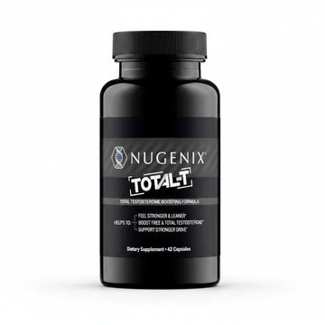 Nugenix Total-T, Free and Total Testosterone Booster Supplement for Men, 90 Count