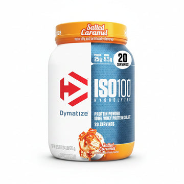 Dymatize ISO100 Whey Protein Powder Isolate, Salted Caramel